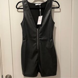 *NWT* Beginning Boutique Leather Romper